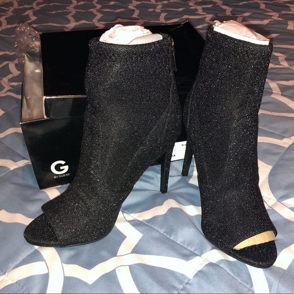 Guess Shoes - G by Guess Black Peep Toe Boots